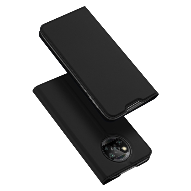 

For Xiaomi Poco X3 NFC DUX DUCIS Skin Pro Series Horizontal Flip PU + TPU Leather Case with Holder & Card Slots(Black)