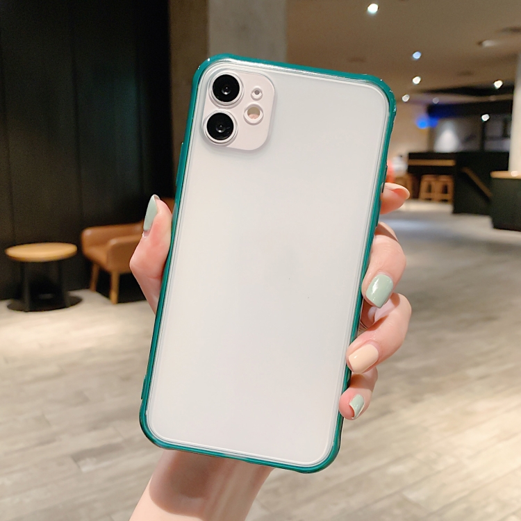 

Shockproof Acrylic Protective Case For iPhone 12 Pro Max(Green)