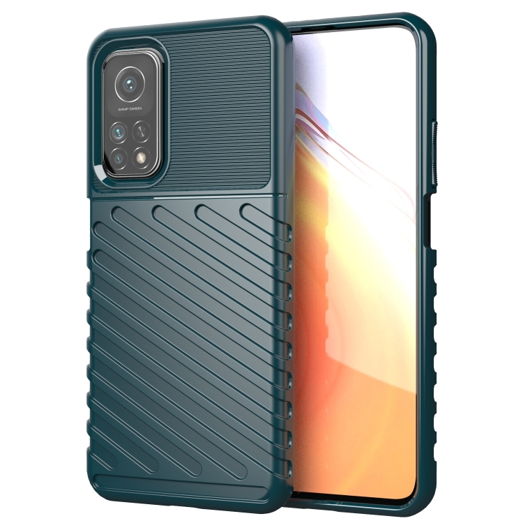 

For Xiaomi Mi 10T 5G Thunderbolt Shockproof TPU Soft Case(Green)