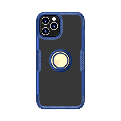 

TOTUDESIGN Armor Series Shockproof TPU + PC Protective Case with Holder For iPhone 12 mini(Blue)