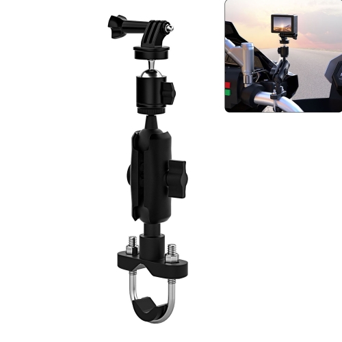 

CS-1134A1 Motorcycle Bike Action Camera Recorder Mobile Phone Fixing Bracket Holder, Handlebar Version