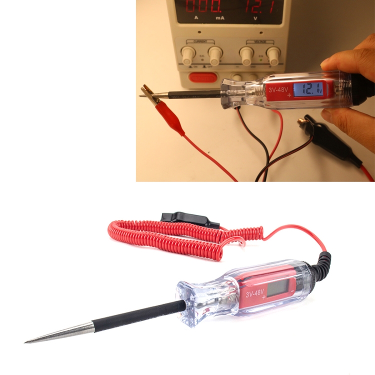 

3-48V Digital Display Car Electric Tester