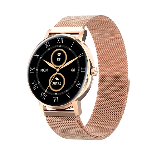 

WB05 1.2 inch AMOLED Color Screen IP67 Waterproof Smart Watch, Support Sleep Monitor / Heart Rate Monitor / Blood Pressure Monitoring, Style:Steel Strap(Rose Gold)