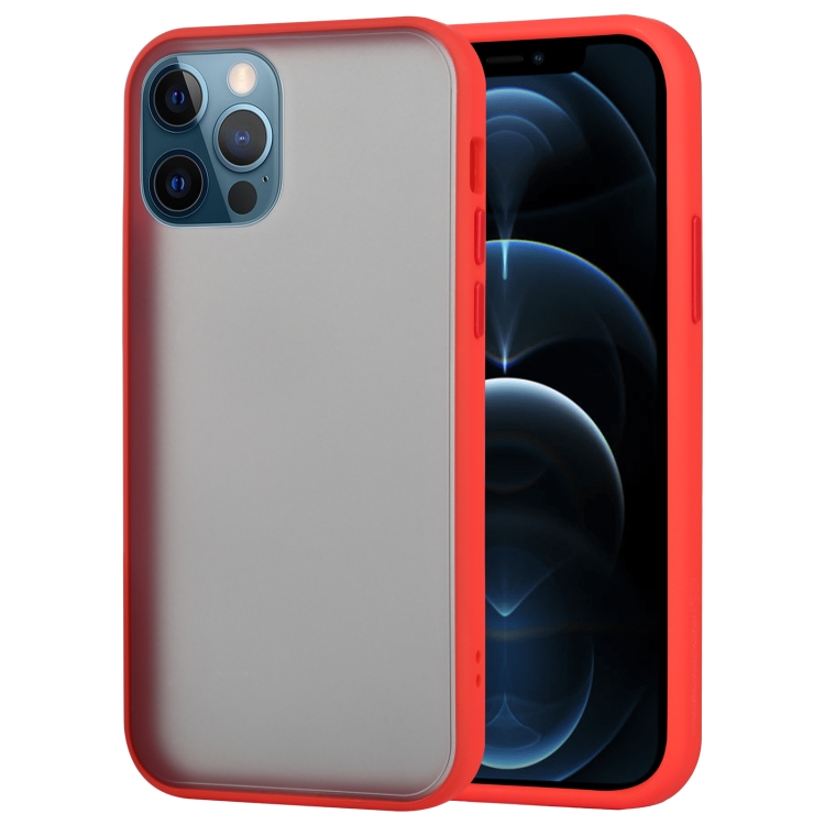 sunsky-online.com - 15% OFF by SUNSKY COUPON CODE: EDA00896002 for GOOSPERY PEACH GARDEN Shockproof Mobile Phone Protection Cover For iPhone 12 / 12 Pro(Red)