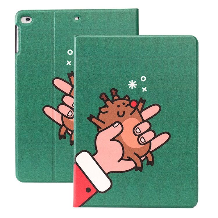 

Horizontal Flip Leather Case with Holder & Sleep / Wake-up Function For iPad 10.2 2021 / 2020 / 2019(Finger Fawn)