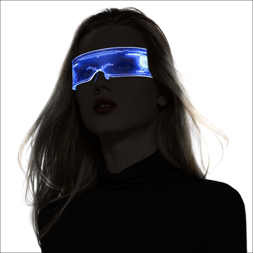 

7-color Acrylic LED Luminous Glasses with USB Charge Port