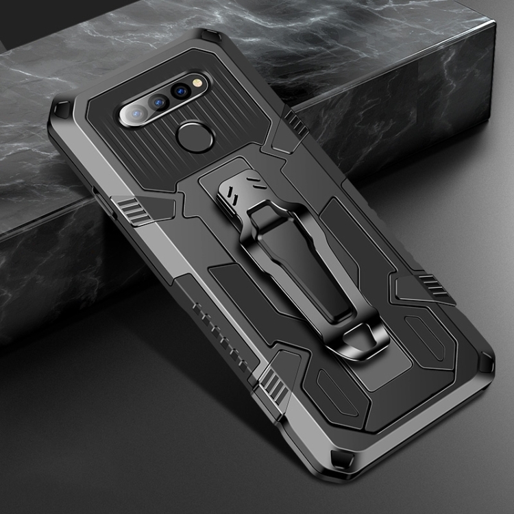 

For LG K41S & K51S Machine Armor Warrior Shockproof PC + TPU Protective Case(Black)