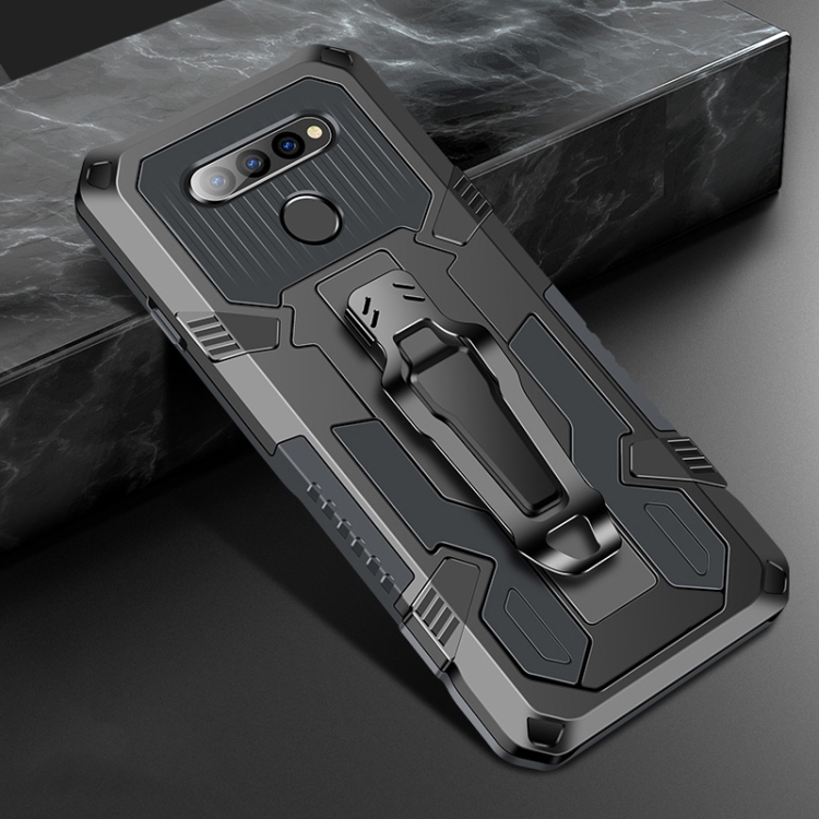 

For LG K41S & K51S Machine Armor Warrior Shockproof PC + TPU Protective Case(Space Gray)