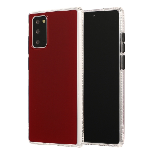 

For Samsung Galaxy Note 20 TPU + Acrylic Anti-fall Mirror Phone Protective Case(Wine Red)