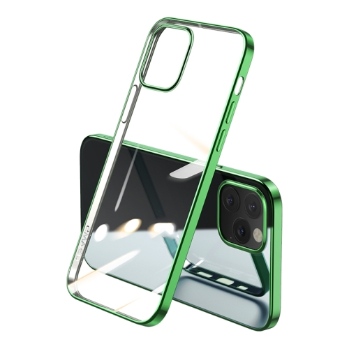 

USAMS US-BH617 Kingdom Series Ultra-thin TPU Plating Protective Case For iPhone 12 Pro Max(Green)