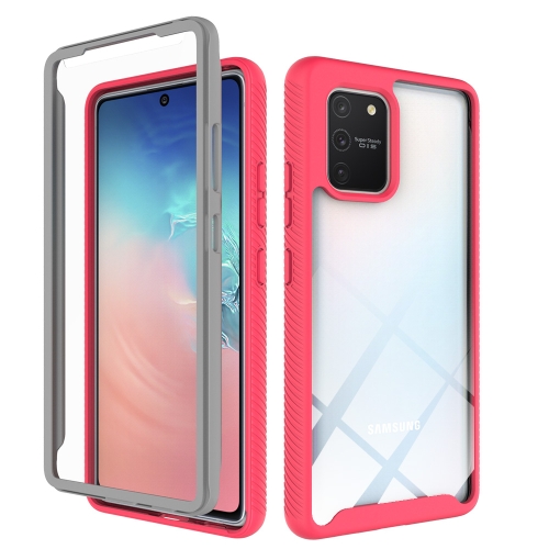 

For Samsung Galaxy S10 Lite Starry Sky Solid Color Series Shockproof PC + TPU Protective Case(Red)