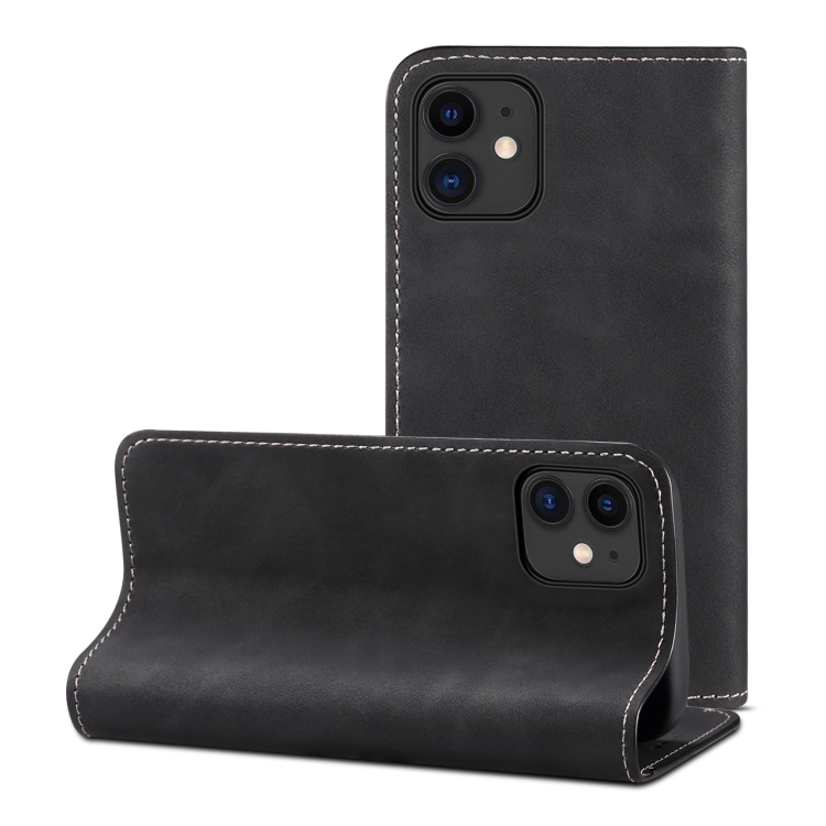 

PU + TPU Horizontal Flip Leather Case with Holder & Card Slots & Wallet For iPhone 12 Pro Max(Black)
