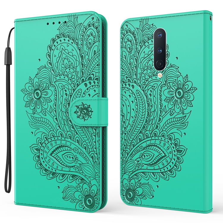 

For OnePlus 8 3D Peacock Embossed Pattern Horizontal Flip Leather Case with Holder & Card Slot & Wallet & Lanyard(Green)