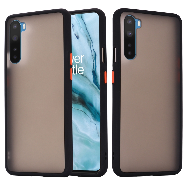 

For OnePlus Nord Skin Hand Feeling Series Shockproof Frosted PC+ TPU Protective Case(Black)