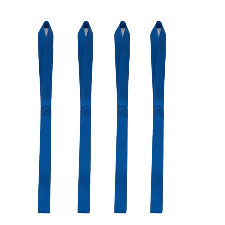 

4 PCS ATV Hook Belt Motorcycle Tie Down Straps, Length:46cm(Blue)