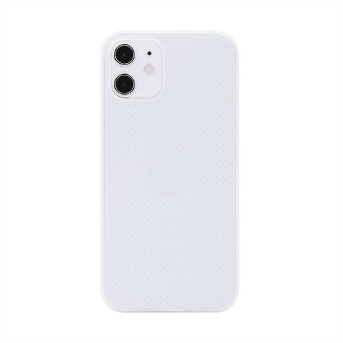 

Shockproof Breathable PP Protective Case For iPhone 12(White)