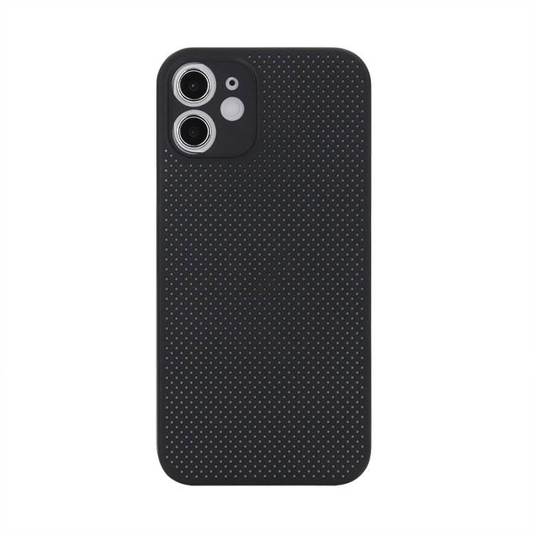 

Shockproof Breathable PP Protective Case For iPhone 12 Pro Max(Black)
