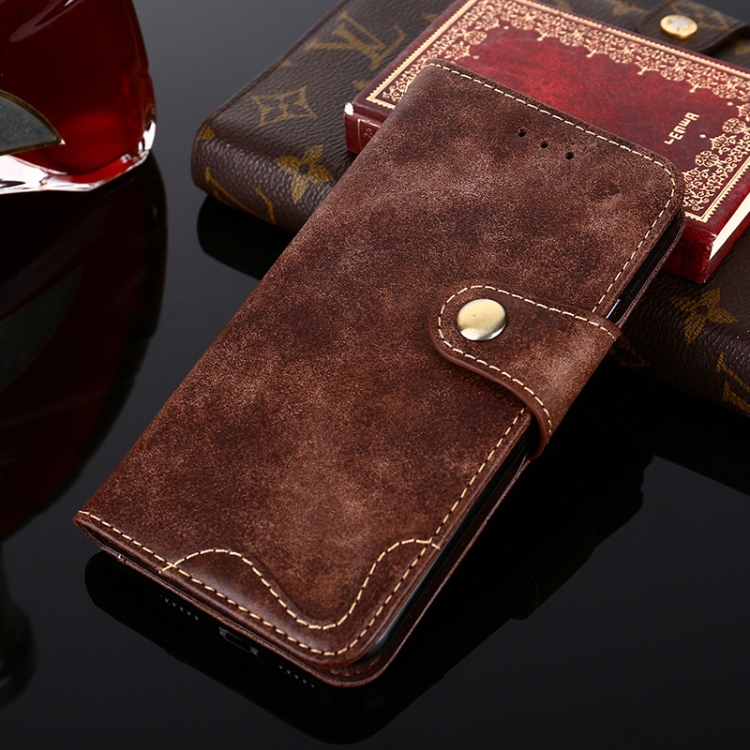 

For Samsung Galaxy M31s Rivet PU + TPU Horizontal Flip Leather Case with Holder & Card Slots & Wallet(Coffee)