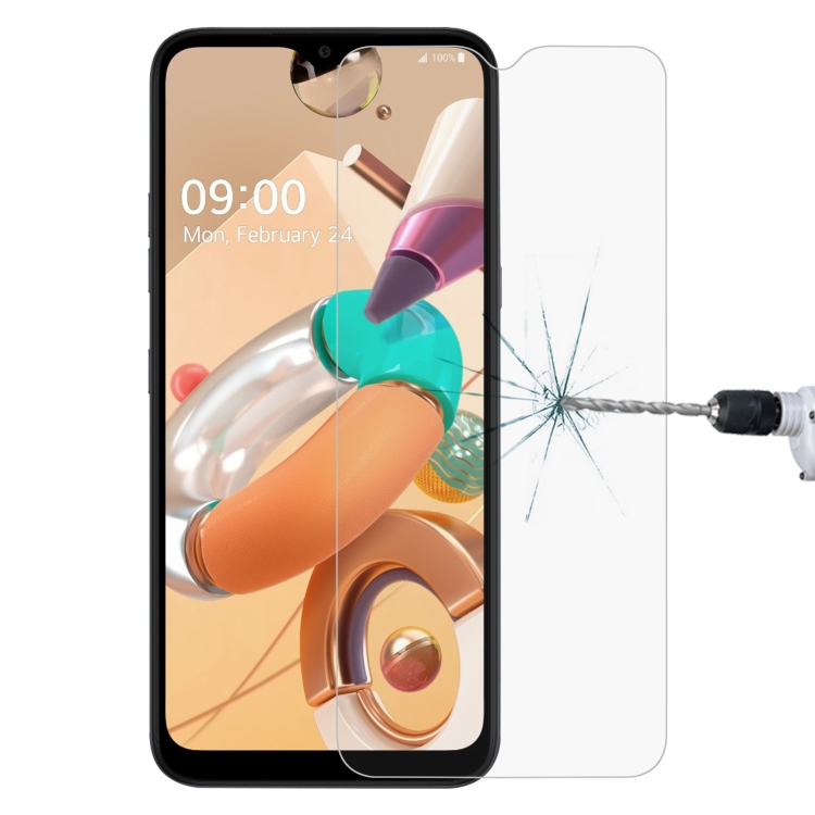 

For LG K41S 0.26mm 9H 2.5D Tempered Glass Film
