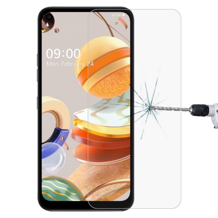 

For LG Q61 0.26mm 9H 2.5D Tempered Glass Film