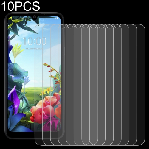 

For LG K40S 10 PCS 0.26mm 9H 2.5D Tempered Glass Film