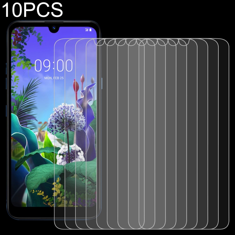 

For LG Q60 10 PCS 0.26mm 9H 2.5D Tempered Glass Film