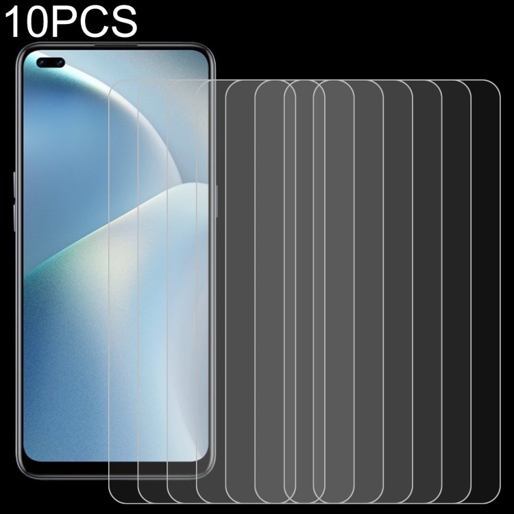 

10 PCS For OPPO A93 0.26mm 9H 2.5D Tempered Glass Film