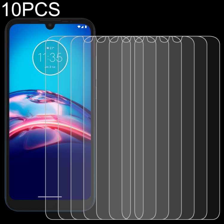 

For Motorola Moto E (2020) 10 PCS 0.26mm 9H 2.5D Tempered Glass Film