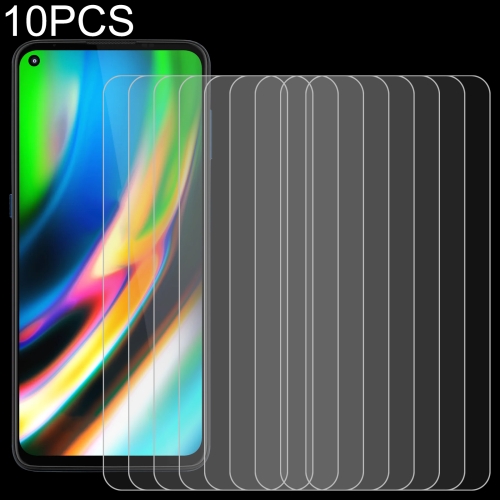 

For Motorola Moto G9 Plus 10 PCS 0.26mm 9H 2.5D Tempered Glass Film