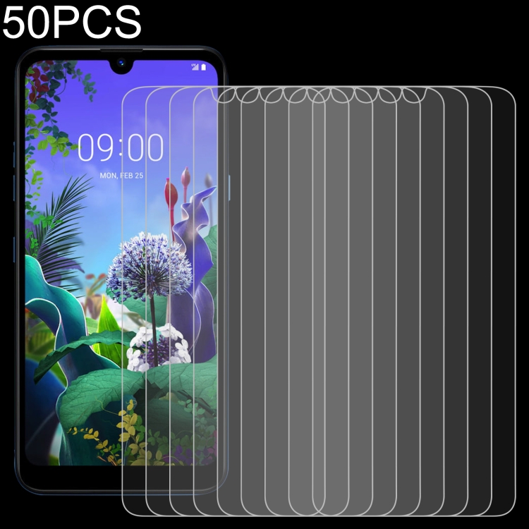 

For LG Q60 50 PCS 0.26mm 9H 2.5D Tempered Glass Film