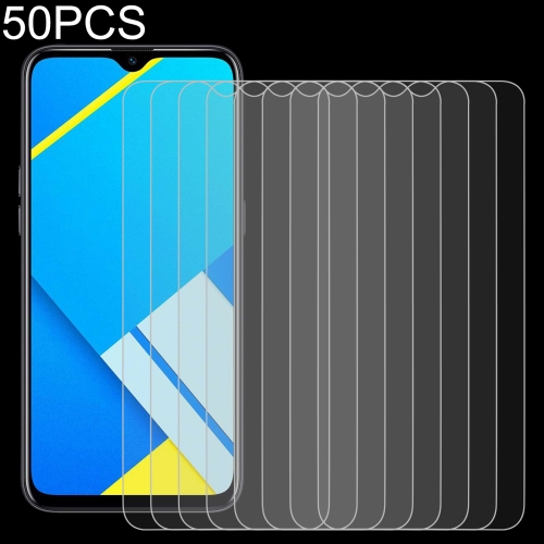 

For OPPO Realme C2 50 PCS 0.26mm 9H 2.5D Tempered Glass Film