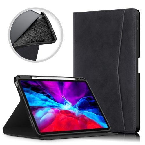

Marble Cloth Texture Horizontal Flip TPU + PU Leather Case with Holder & Card Slot & Sleep / Wake-up Function For iPad Air (2020) 10.9(Black)