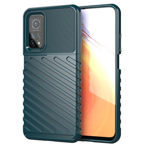 

For Xiaomi Mi 10T 5G Thunderbolt Shockproof TPU Soft Case(Green)