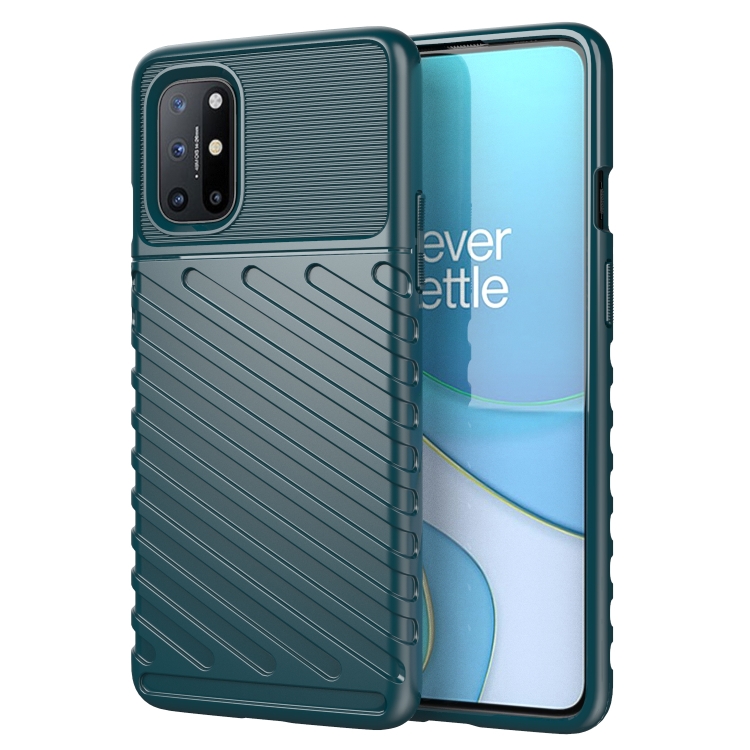 

For OnePlus 8T Thunderbolt Shockproof TPU Soft Case(Green)