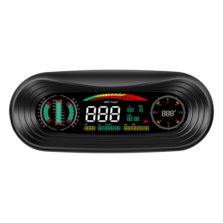

P18 GPS Car HUD Head-up Display Vehicle Speed / Voltage / Mileage