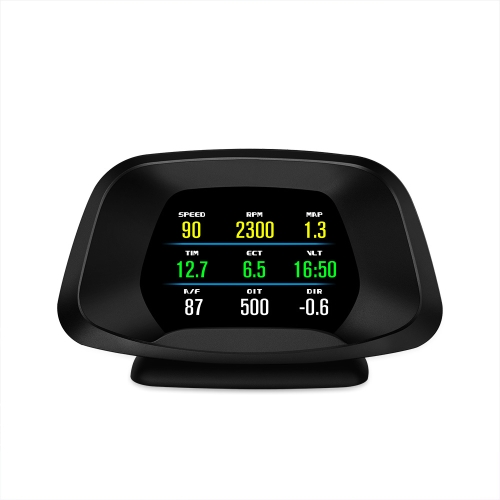 

P19 Car HUD Head-up Display GPS Speed Meter Car OBD2 Fault Elimination Code