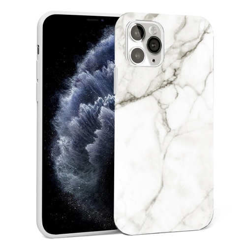 

Glossy Marble Pattern TPU Protective Case For iPhone 11 Pro(White)