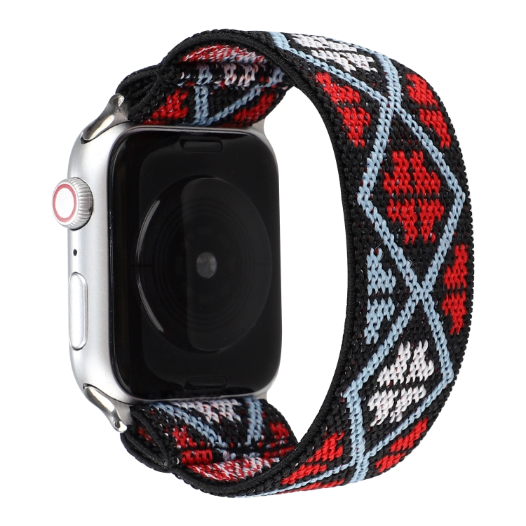

Nylon Replacement Strap Watchband For Apple Watch Series 6 & SE & 5 & 4 44mm / 3 & 2 & 1 42mm(1)