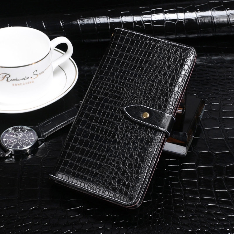 

idewei Crocodile Texture Horizontal Flip Leather Case with Holder & Card Slots & Wallet For iPhone 12 Pro(Black)