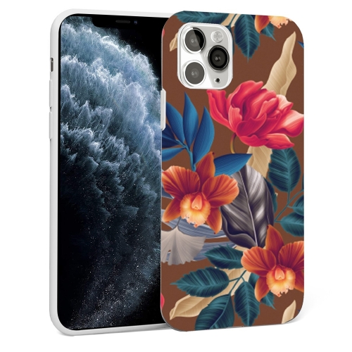 

Glossy Flower Pattern TPU Protective Case For iPhone 11 Pro(F3)