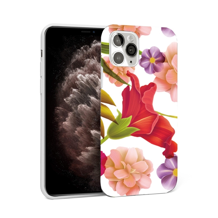 

Glossy Flower Pattern TPU Protective Case For iPhone 11 Pro Max(F5)