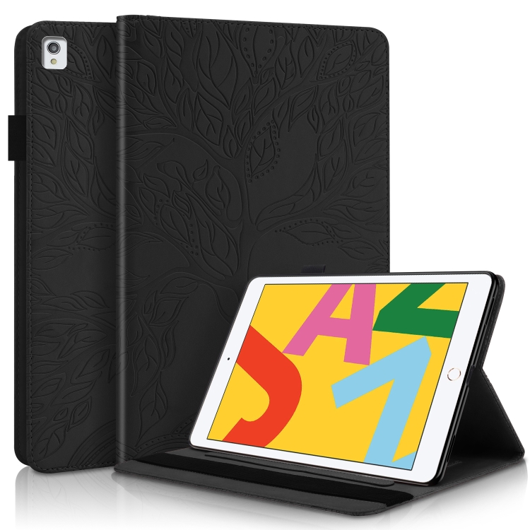 

Life Tree Series Horizontal Flip Leather Case with Holder & Card Slots & Pen Slot & Sleep / Wake-up Function For iPad 10.2 / iPad Pro 10.5 inch(Black)