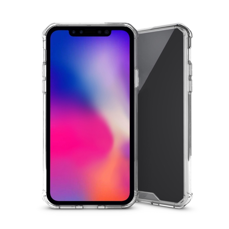 

Acrylic + TPU Shockproof Transparent Armor Case For iPhone XR(Transparent)