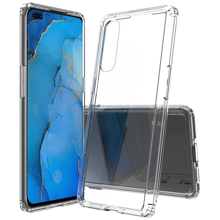 

For OPPO Find X2 Neo Scratchproof TPU + Acrylic Protective Case(Transparent)