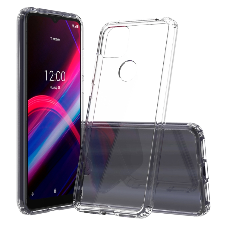 

For T-mobile Revvl 4+ Scratchproof TPU + Acrylic Protective Case(Transparent)