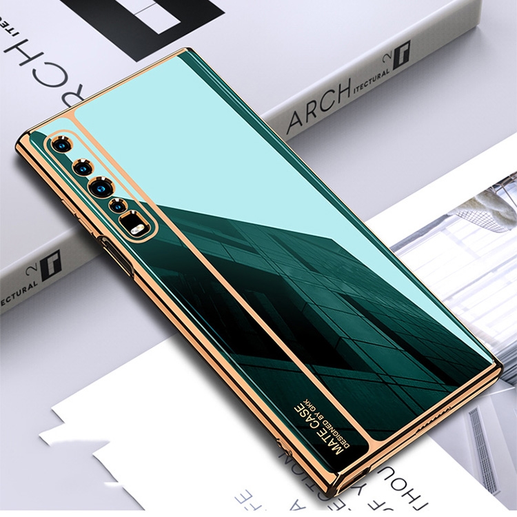 

For Huawei Mate Xs GKK PC + Solid Color Plating Protective Case(Green)