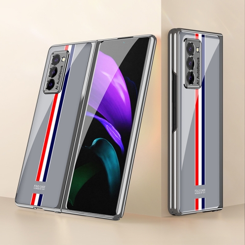 

For Samsung Galaxy Z Fold2 GKK Electroplating Painted Glass Case(Limited Edition)