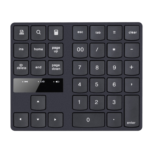 

533 35 Keys 2.4G Ultra-thin Design Wireless Charging Digital Keyboard