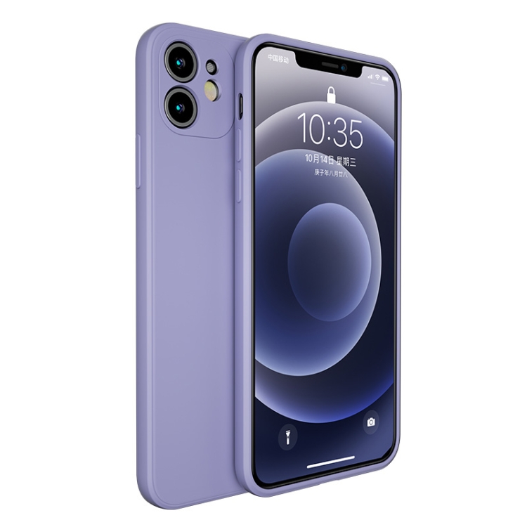 

Benks Shockproof Full Coverage Liquid Silicone Protective Case For iPhone 12(Lavender Grey)