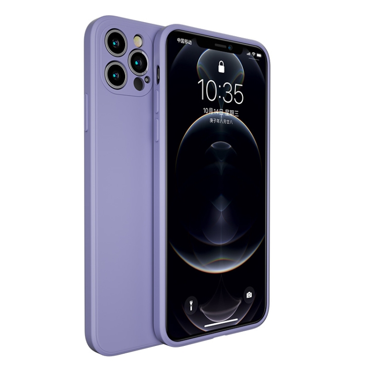 

Benks Shockproof Full Coverage Liquid Silicone Protective Case For iPhone 12 Pro(Lavender Grey)